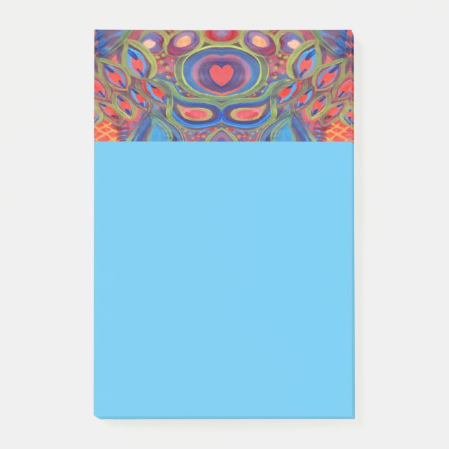 heart pattern post-it note (Front)