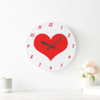 Heart Pattern Red White Cute Valentine's Day Gift