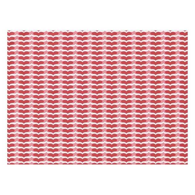 Heart pattern tablecloth (Front (Horizontal))