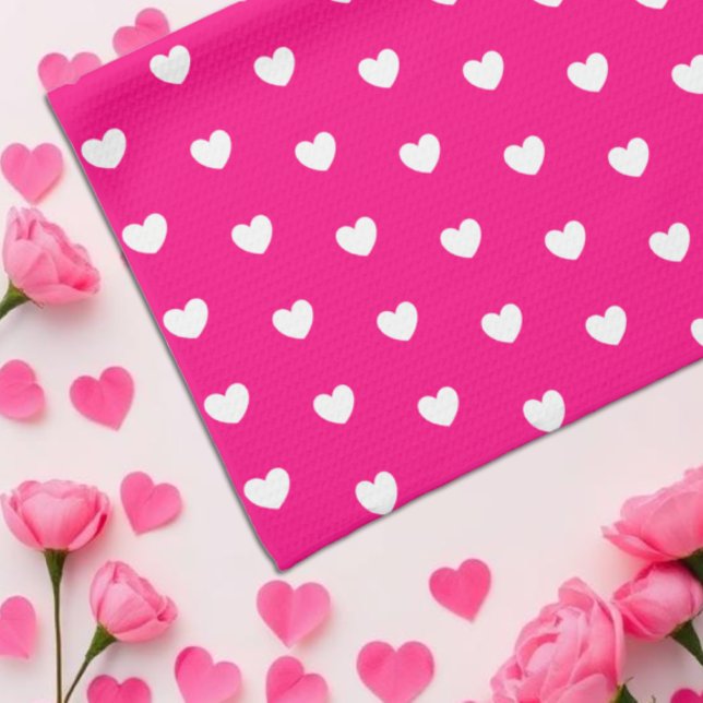 Heart Pattern Tea Towel (Creator Uploaded)