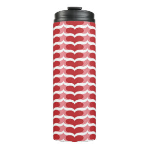 Heart pattern thermal tumbler