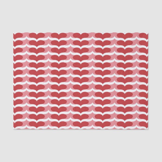 Heart pattern tissue paper (Front)