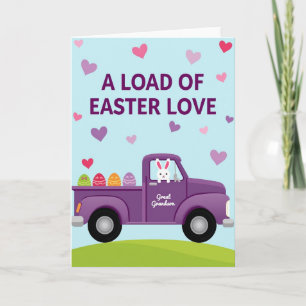 Heart Pattern Truck Card