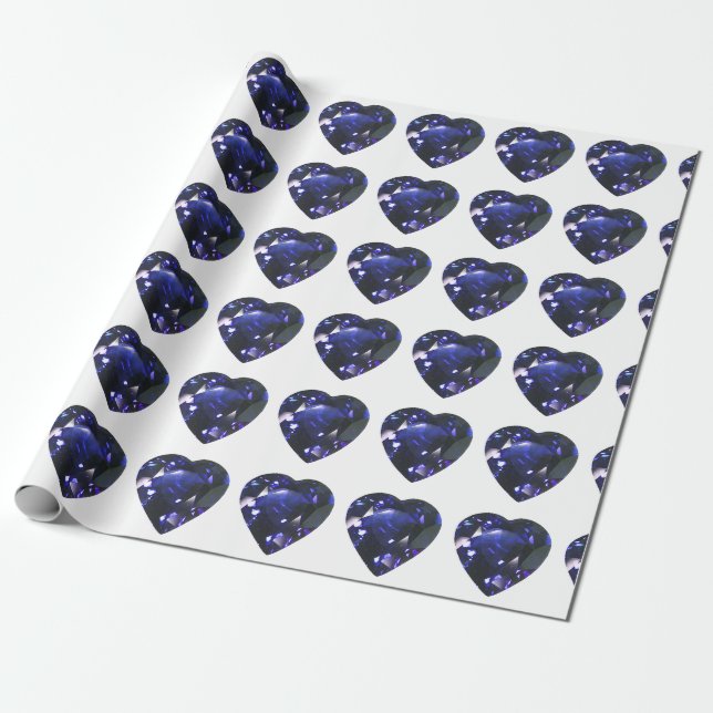 Heart Pattern Wrapping Paper (Unrolled)