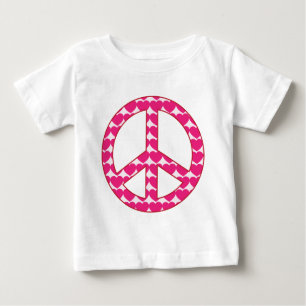 Heart Peace Sign Baby T-Shirt
