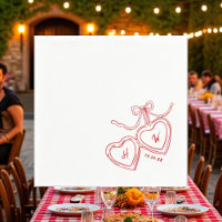 Heart Pendant Red Wedding Engagement Party