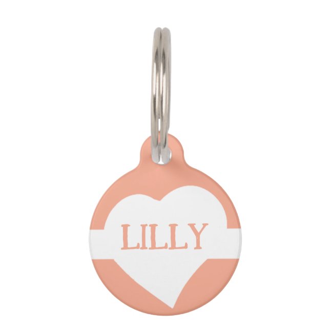 Heart Pet Tag (Front)