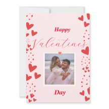 Heart Photo Frame Valentines Day Gift Card