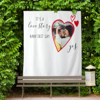 Heart Photo Love Story Say Yes Marriage Proposal B