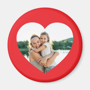 Heart Photo Red Magnet