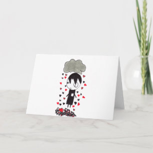 Heart Pile Holiday Card