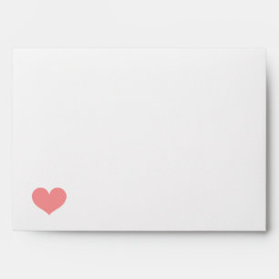 Heart & Pink Stripes Envelopes