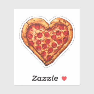 heart pizza