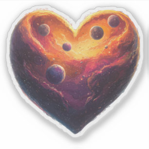 Heart Planet Valentine's Day