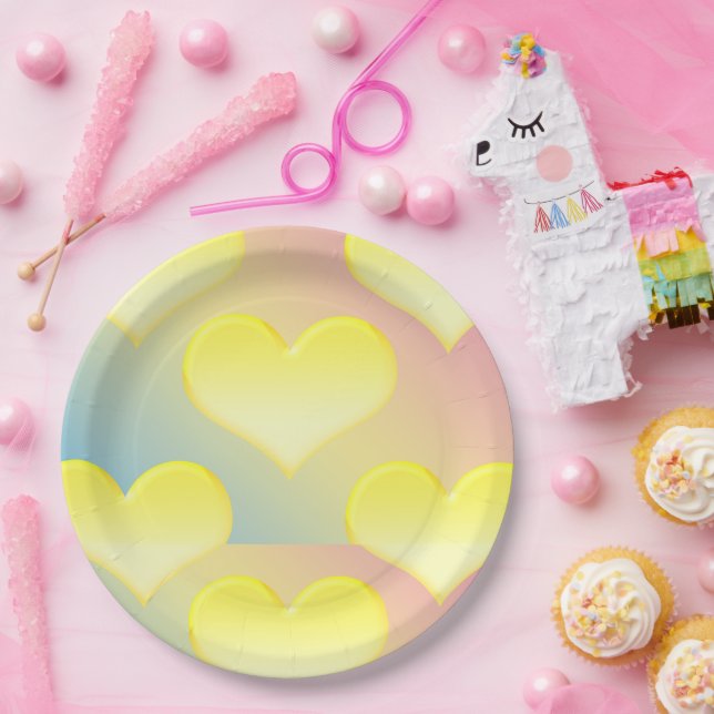 heart plates (Party)