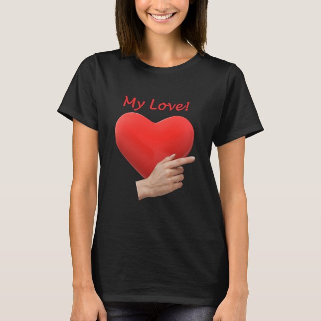 Heart Pointing Finger That Signifies T-Shirt (Front)