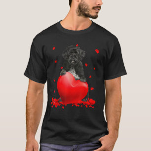 Heart Portuguese Water Dog Dog Lover Christmas Val T-Shirt