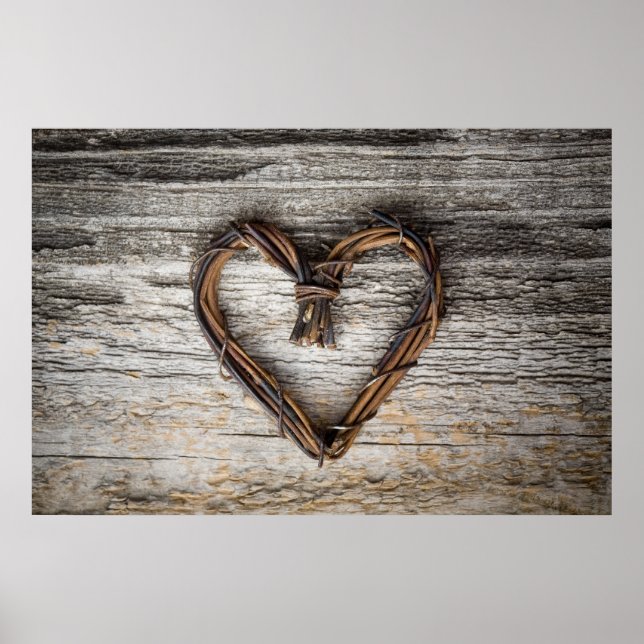 Heart poster/canvas print (Front)