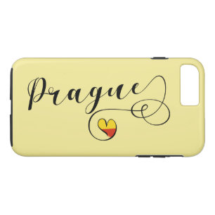 Heart Prague Mobile Phone Case, Czech iPhone 8 Plus/7 Plus Case