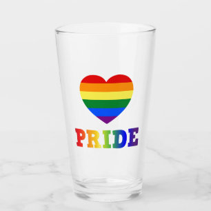 Heart Pride Glass
