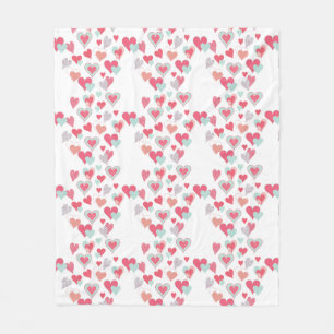 Heart Print Blanket