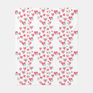 Heart Print Blanket