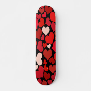 Heart Print Skateboard