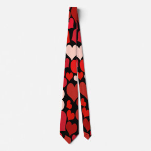Heart Print Tie