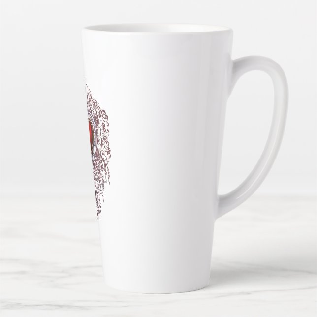 Heart Printed Mugs |Coffee Mugs |Heart Design Mugs (Right)