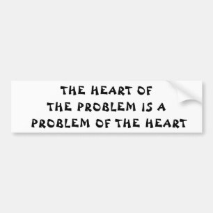 Heart Problem Fortune Cookie Bumper Sticker