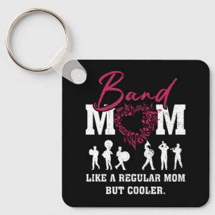 Heart Proud Marching Band Mum Like A Regular Mum B Key Ring