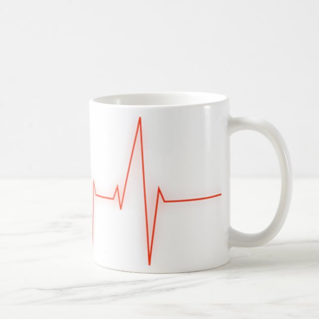 heart pulse coffee mug (Right)