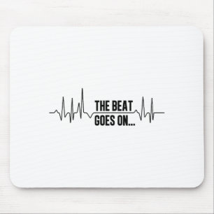Heart Pulse, Egk And Heartbeat With The Beat Goes Mouse Pad