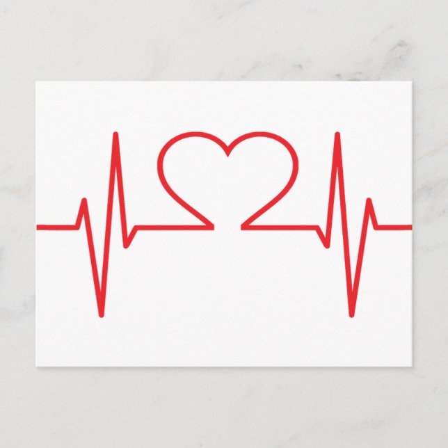 Heart Pulse Monitor Postcard (Front)