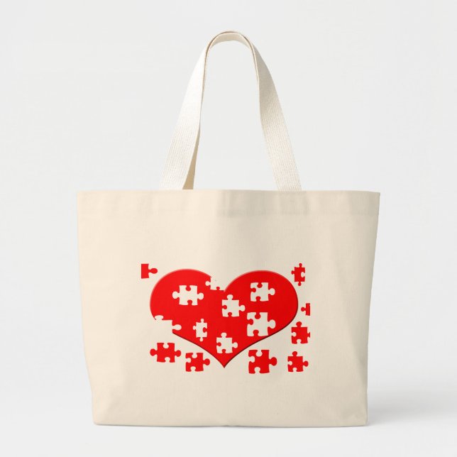 Heart Puzzle Bag (Front)