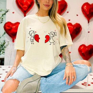 Heart puzzle T-shirt