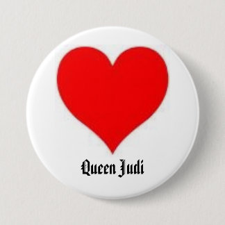 heart, Queen Judi 7.5 Cm Round Badge