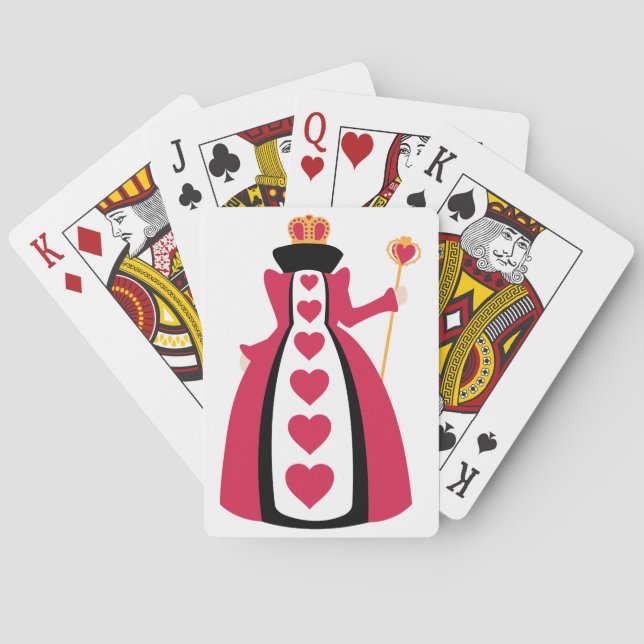 Heart Queen Playing Cards (Back)