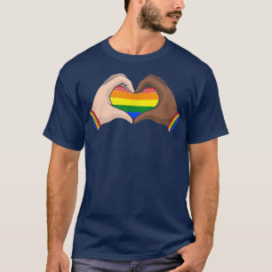 Heart Rainbow Lesbian Gay Pride Month Transgender T-Shirt