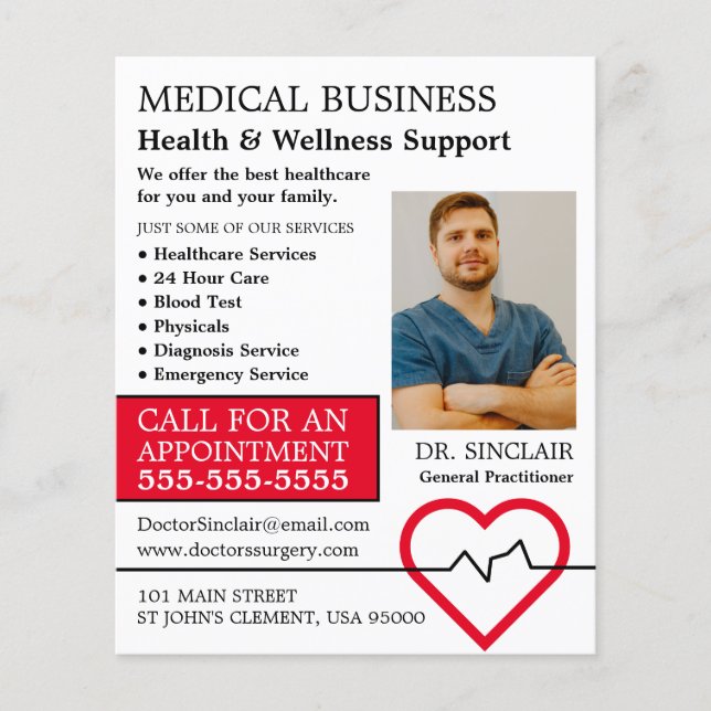 Heart Rate Monitor, General Practitioner, Nurse Flyer (Front)