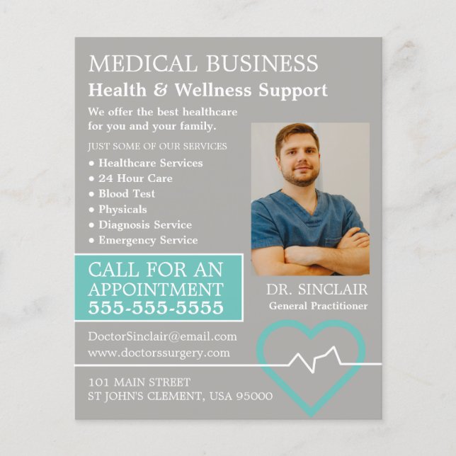 Heart Rate Monitor, General Practitioner, Nurse Flyer (Front)