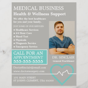 Heart Rate Monitor, General Practitioner, Nurse Flyer
