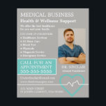 Heart Rate Monitor, General Practitioner, Nurse Flyer<br><div class="desc">Heart Rate Monitor,  General Practitioner,  Nurse Advertising Flyers By The Business Card Store.</div>