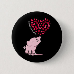 Heart Ribbon Brain Aneurysm Awareness Month Graphi 6 Cm Round Badge