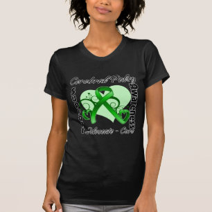 Heart Ribbon - Cerebral Palsy Awareness T-Shirt