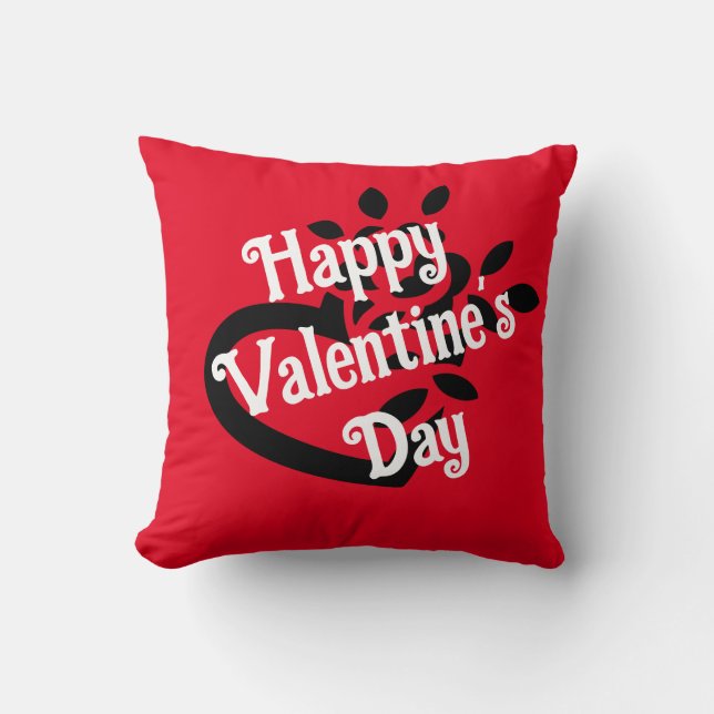 Heart rose cushion (Front)