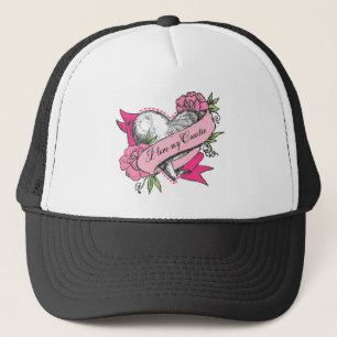 Heart & Roses Trucker Hat