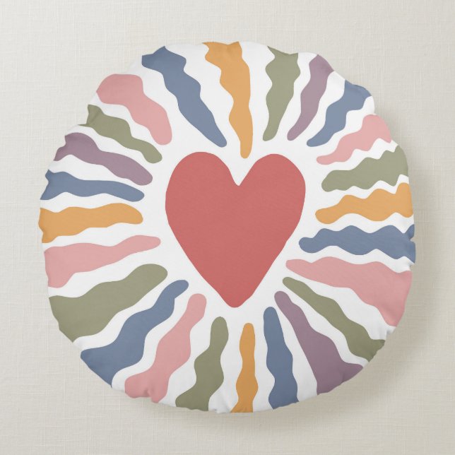 Heart Round Cushion (Front)