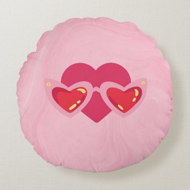 Heart Round Cushion (Front)