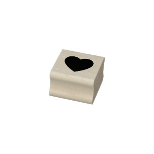 Heart Rubber Stamp